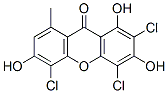 CAS 登录号:20716-96-5, 2,4,5-三氯-1,3,6-三羟基-8-甲基-9H-氧杂蒽-9-酮