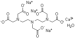 CAS 登录号:207226-35-5, 2,2',2'',2''',2''''-(1,2-乙二基次氮基)五乙酸钙钠盐水合物(1:1:3:1)