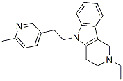 CAS 登录号：20771-45-3， 2,3,4,5-四氢-2-乙基-5-[2-(6-甲基-3-吡啶基)乙基]-1H-吡啶并[4,3-b]吲哚