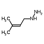 CAS 登录号：207798-30-9， (3-甲基-2-丁烯-1-基)肼