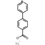 CAS 登录号：207798-97-8， 钠4-(4-吡啶基)苯甲酸酯
