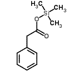 CAS 登录号：2078-18-4， 三甲基硅烷基苯乙酸酯