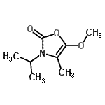 CAS 登录号：207916-69-6， 3-异丙基-5-甲氧基-4-甲基-1,3-恶唑-2(3H)-酮