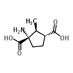 CAS 登录号：207983-48-0， (1S,2S,3R)-1-氨基-2-甲基-1,3-环戊烷二甲酸