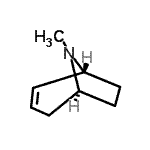 CAS 登录号：208037-81-4， (1R,5S)-8-甲基-8-氮杂双环[3.2.1]辛-2-烯
