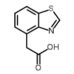 CAS 登录号：208117-17-3， 1,3-苯并噻唑-4-基乙酸