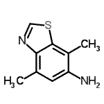 CAS 登录号：208458-67-7， 4,7-二甲基-1,3-苯并噻唑-6-胺