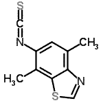 CAS 登录号：208458-68-8， 6-异硫氰酸基-4,7-二甲基-1,3-苯并噻唑