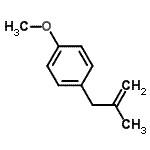 CAS 登录号：20849-82-5， 1-甲氧基-4-(2-甲基-2-丙烯-1-基)苯