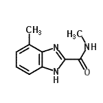 CAS 登录号：208771-95-3， N,4-二甲基-1H-苯并咪唑-2-甲酰胺