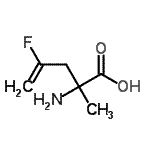 CAS 登录号：208927-48-4， 2-氨基-4-氟-2-甲基-4-戊烯酸