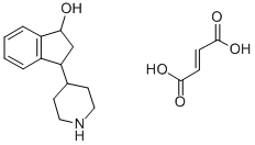 CAS 登录号:20902-75-4, 3-(4-哌啶基)-1-茚满醇富马酸盐(1:1)