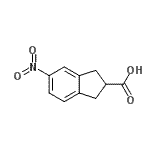 CAS 登录号：209225-01-4， 5-硝基-2-茚满羧酸