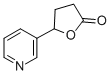 CAS 登录号：20971-79-3， (-5-(3-吡啶基)四氢-2-呋喃酮