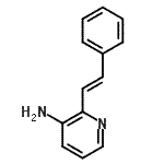 CAS 登录号：209798-50-5， 2-[(E)-2-苯基乙烯基]-3-吡啶胺