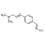 CAS 登录号：209919-81-3， 3-{4-[(E)-(羟基亚胺)甲基]苯基}-N,N-二甲基-2-丙炔-1-胺