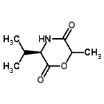 CAS 登录号：209973-73-9， (3R)-3-异丙基-6-甲基-2,5-吗啉二酮