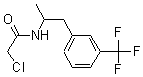 CAS 登录号：21015-13-4， 2-氯-N-[alpha-甲基-3-(三氟甲基)苯乙基]乙酰胺