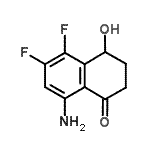 CAS 登录号：210346-35-3， 8-氨基-5,6-二氟-4-羟基-3,4-二氢-1(2H)-萘酮