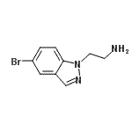 CAS 登录号：210580-38-4， 2-(5-溴-1H-吲唑-1-基)乙胺