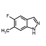 CAS 登录号：210581-39-8， 5-氟-6-甲基-1H-吲唑