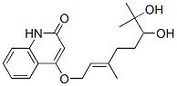 CAS#: 21059-47-2, 4-[(E)-6,7-Dihydroxy-3,7-dimethyloct-2-enoxy]-1H-quinolin-2-one