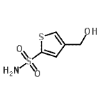 CAS 登录号：210827-36-4， 4-(羟基甲基)-2-噻吩磺酰胺