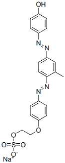 CAS#: 21116-11-0, Sodium 2-[4-[[4-[(4-Hydroxyphenyl)Azo]-o-Tolyl]Azo]Phenoxy]Ethyl Sulphate
