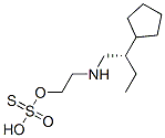 CAS 登录号：21208-94-6， S-[2-[(2-环戊基丁基)氨基]乙基]硫代硫酸氢酯
