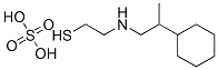 CAS 登录号:21208-96-8, 2-(2-环己基丙基)氨基乙硫醇硫酸酯