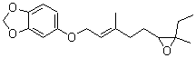 CAS 登录号:21213-69-4, 6,7-环氧-3,7-二甲基-1-(3,4-(亚甲二氧基)苯氧基)-2-壬烯