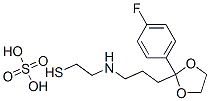 CAS 登录号：21220-98-4， 2-[3-[2-(4-氟苯基)-1,3-二氧戊环-2-基]丙基]氨基乙硫醇硫酸酯