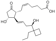 CAS#: 212310-16-2, (5Z)-7-[(1R,2R,3R)-3-Hydroxy-2-[(1E,4R)-4-Hydroxy-4-(1-Propylcyclobutyl)-1-Buten-1-Yl]-5-Oxocyclopentyl]-5-Heptenoic Acid