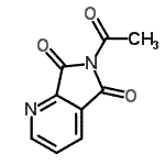 CAS 登录号：212378-45-5， 6-乙酰基-5H-吡咯并[3,4-b]吡啶-5,7(6H)-二酮