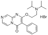 CAS 登录号:21271-23-8, 2-(2-二异丙基氨基乙氧基)-3-苯基-4H-吡嗪并(1,2-a)嘧啶-4-酮氢溴酸盐