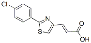 CAS 登录号：21278-79-5， 3-[2-(4-氯苯基)-1,3-噻唑-4-基]丙-2-烯酸