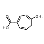 CAS 登录号：21297-56-3， 4-甲基-1,3,6-环庚三烯-1-羧酸