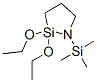 CAS 登录号：21297-72-3， 2,2-二乙氧基-1-(三甲基硅烷基)-1-氮杂-2-硅杂环戊烷