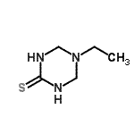 CAS 登录号：21306-29-6， 5-乙基-1,3,5-三嗪烷-2-硫酮