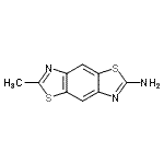 CAS 登录号：21325-13-3， 6-甲基[1,3]噻唑并[5,4-f][1,3]苯并噻唑-2-胺
