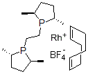CAS 登录号:213343-65-8, (-)-1,2-二((2S,5S)-2,5-二甲基磷杂环戊烷基)乙烷(环辛二烯)铑(I)四氟硼酸盐