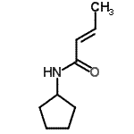 CAS 登录号：213387-78-1， (2E)-N-环戊基-2-丁烯酰胺