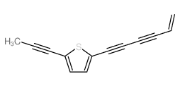 CAS 登录号：2134-99-8， 2-己-5-烯-1,3-二炔基-5-丙-1-炔基噻吩