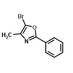 CAS 登录号：21354-98-3， 5-溴-4-甲基-2-苯基-1,3-恶唑