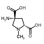 CAS#: 213619-98-8, (2R,4R)-4-Amino-1-Methyl-2,4-Pyrrolidinedicarboxylic Acid