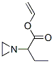 CAS 登录号：21384-25-8， 1-乙烯基-2-(1-氮丙啶基)乙基乙酸酯
