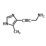 CAS 登录号：214153-37-4， 3-(4-甲基-1H-咪唑-5-基)-2-丙炔-1-胺