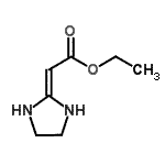 CAS 登录号：21418-71-3， 乙基2-咪唑烷基亚基乙酸酯