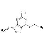 CAS 登录号：214201-71-5， 6-乙氧基-9-乙烯基-9H-嘌呤-2-胺