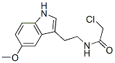 CAS 登录号：21424-91-9， N-[2-(5-甲氧基-1H-吲哚-3-基)乙基]-2-氯乙酰胺
